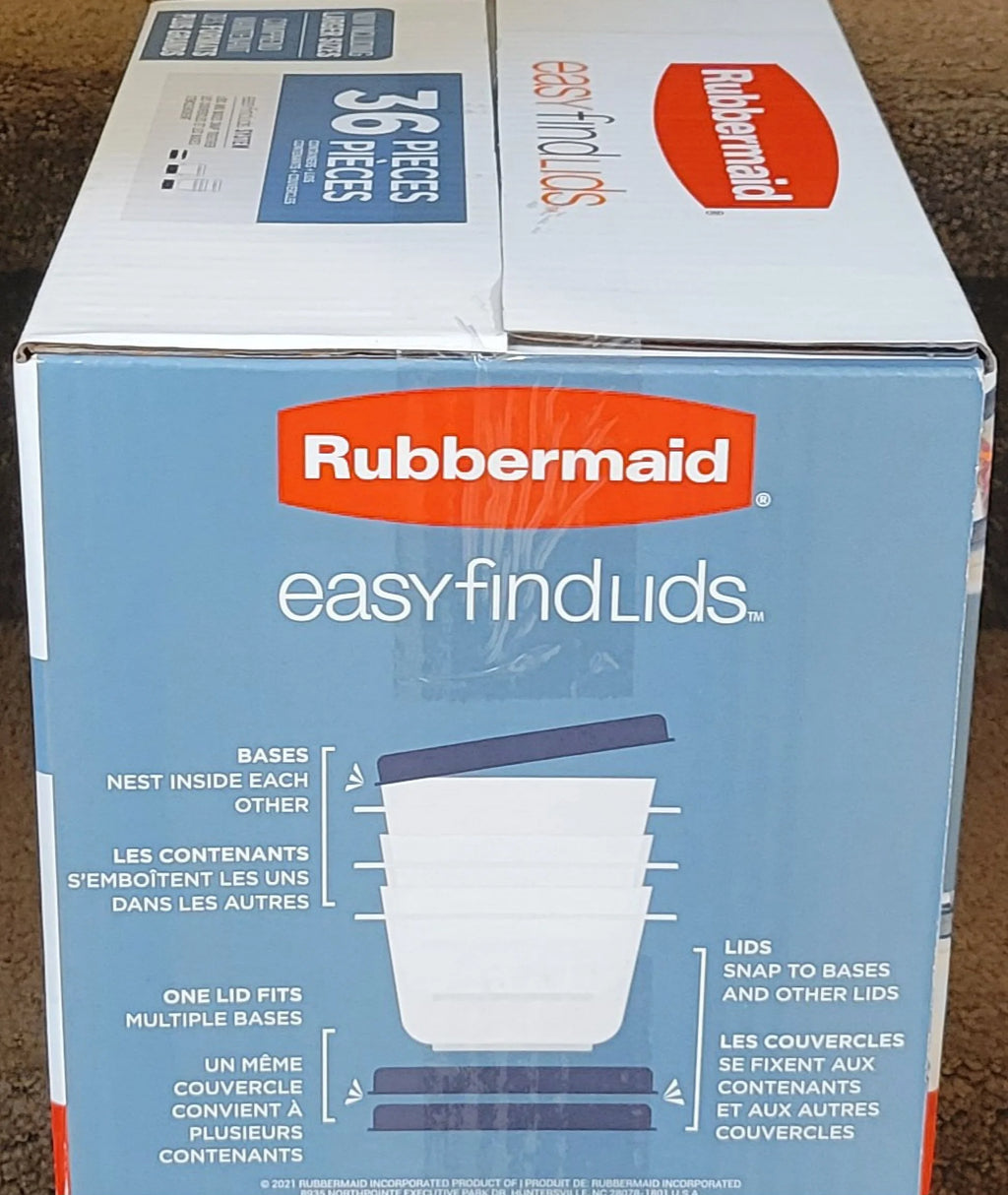 36-Piece Easy Find Lids Set E5131