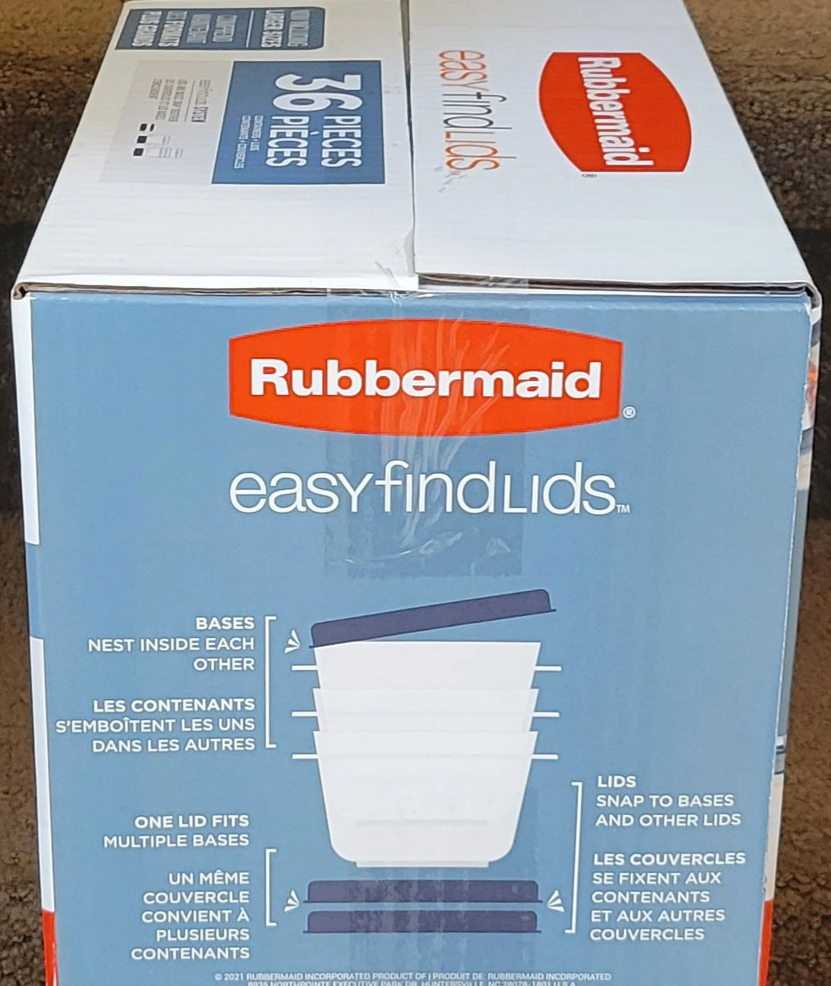 36-Piece Easy Find Lids Set E5131