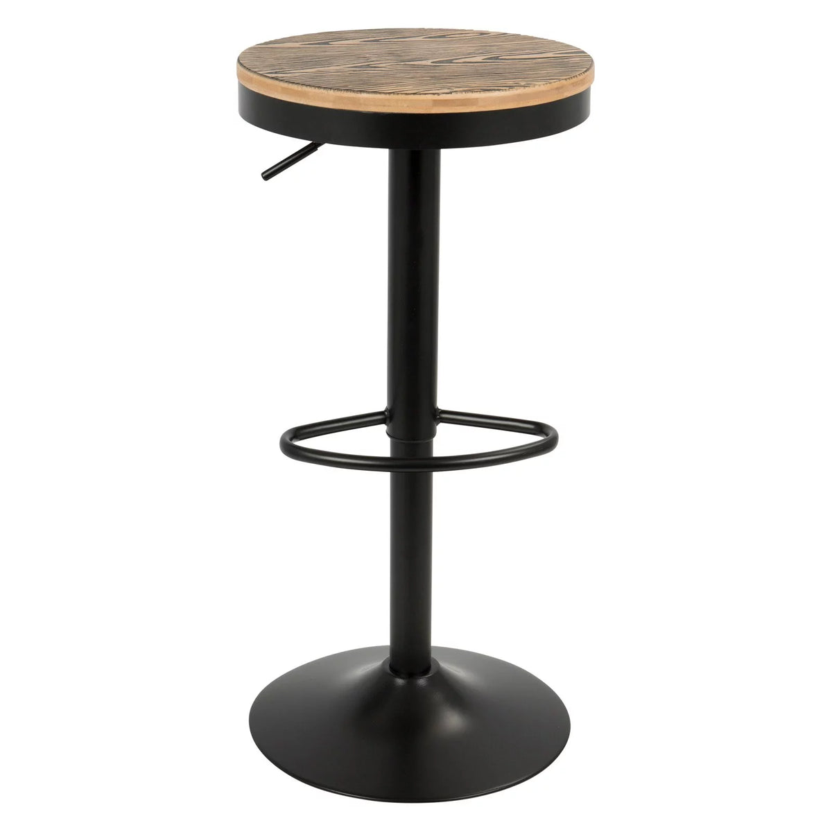 Adjustable Wood Bar Stool Set of 2 N17149