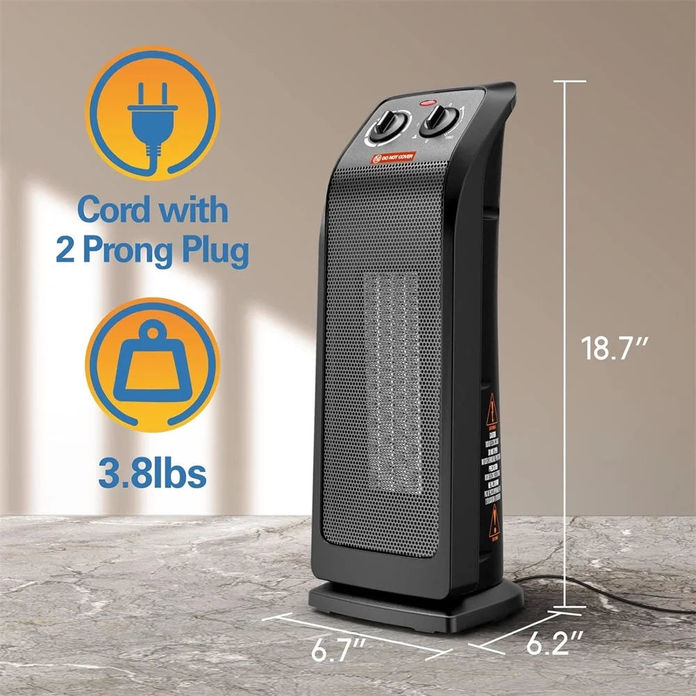 1500W Ceramic Electric Tower Heater C349