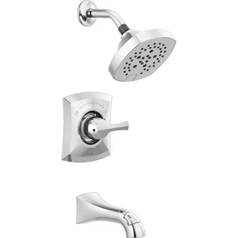 Single-Handle 5-Spray Tub and Shower Faucet in Chrome A2136