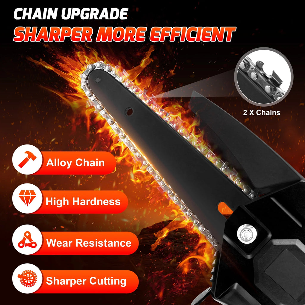 2-in-1 Cordless Pole Saw and Mini Chainsaw with Extension Rod H58539