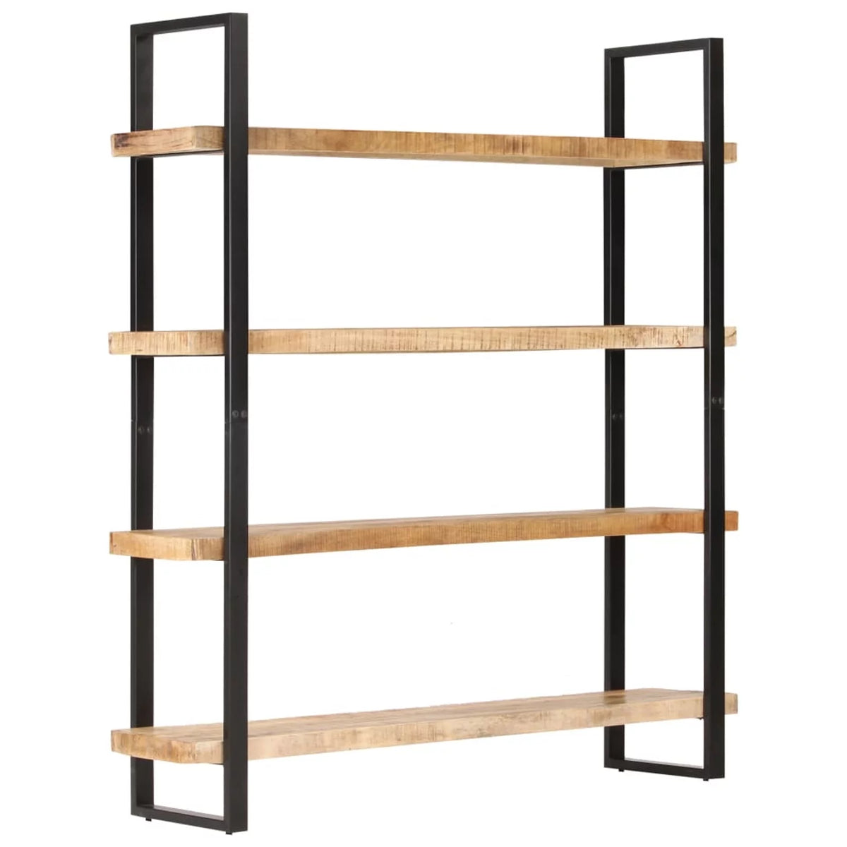 4-Tier Rough Mango Wood Bookcase U4798