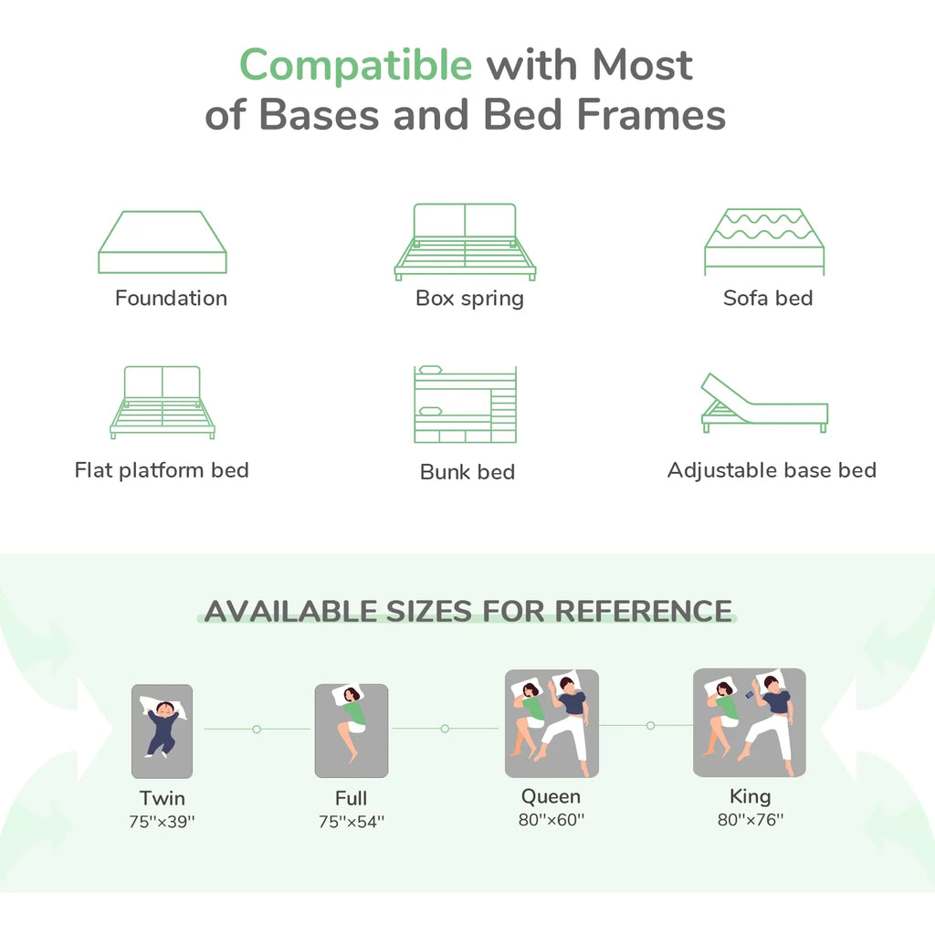 Queen Size Memory Foam Hybrid Mattress X194422