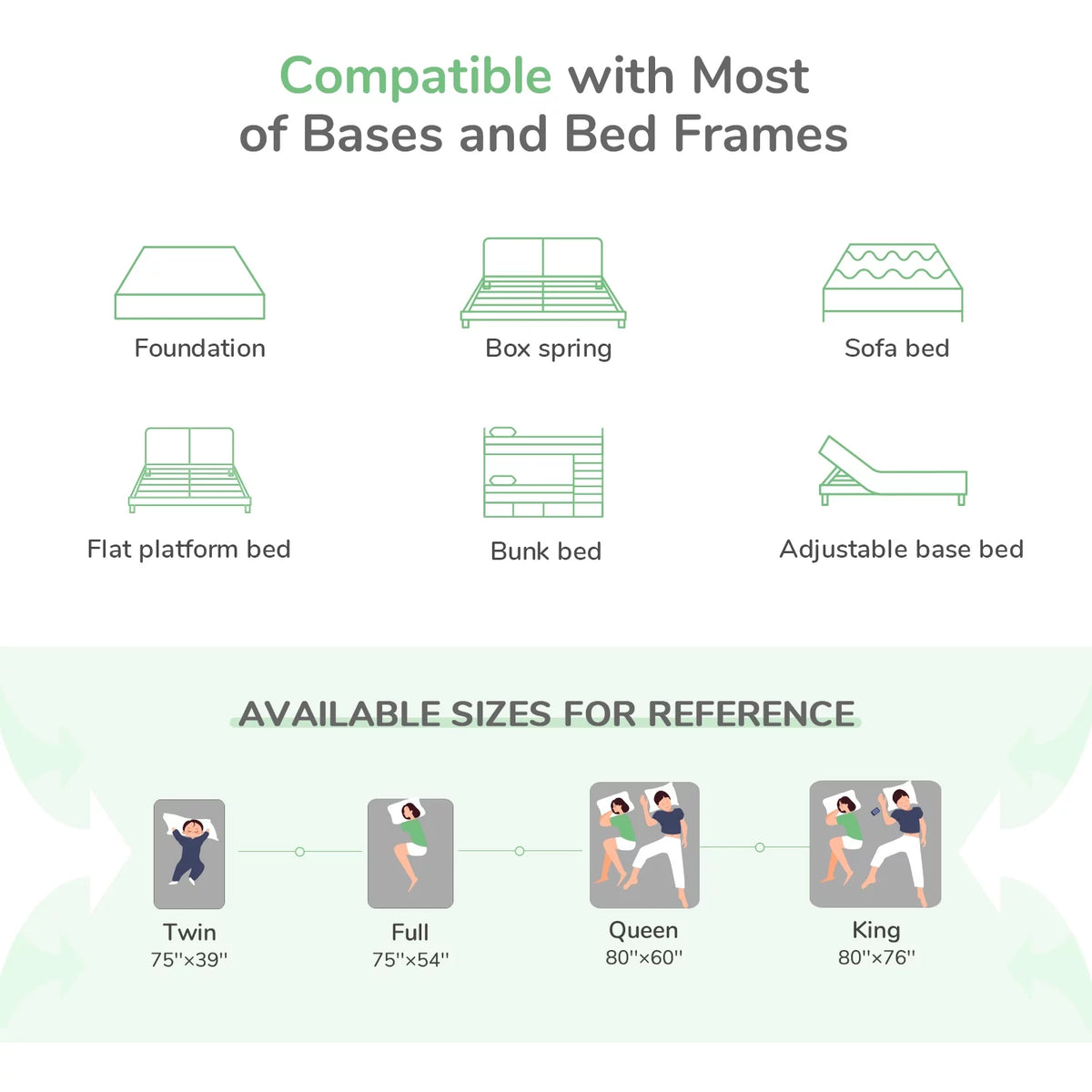 Queen Size Memory Foam Hybrid Mattress X194422
