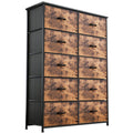 Tall 10 Drawer Fabric Storage Dresser C555