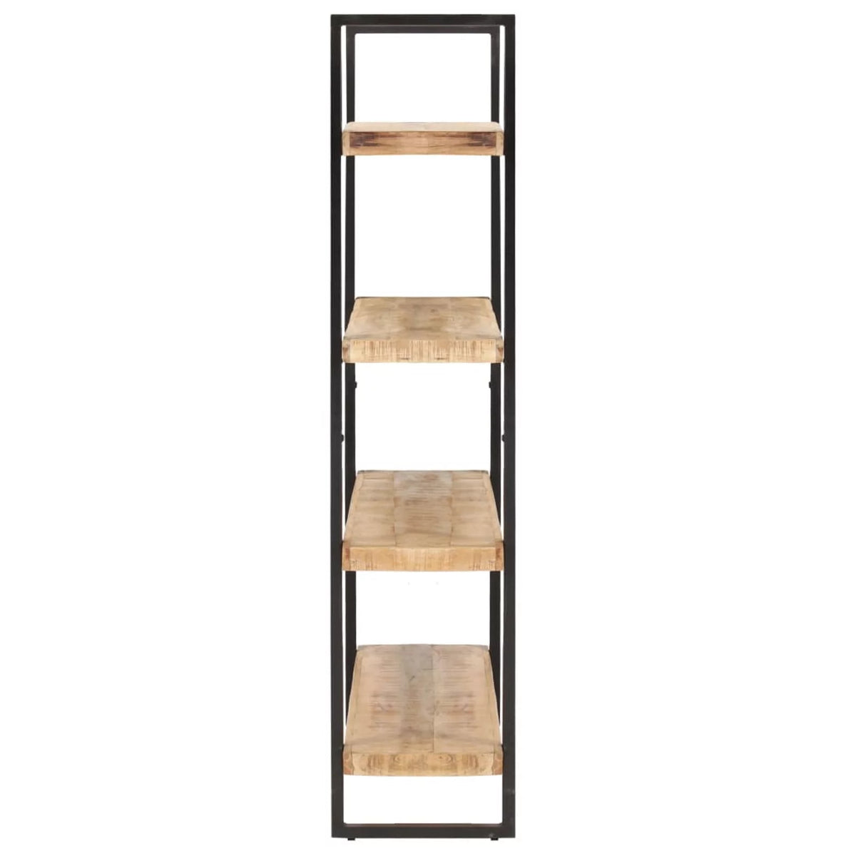 4-Tier Rough Mango Wood Bookcase U4798