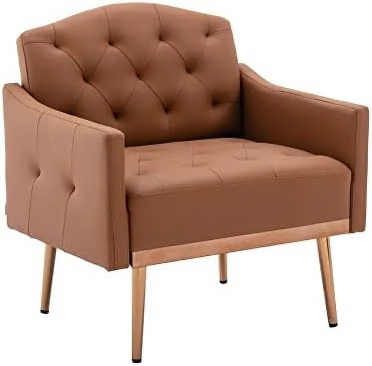 Green Velvet Accent Chair with Arms Y64609