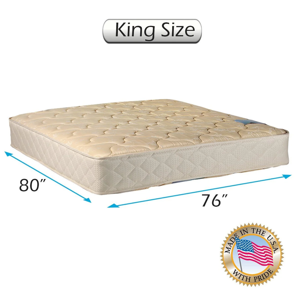 King Innerspring Mattress with Mattress Protector P493