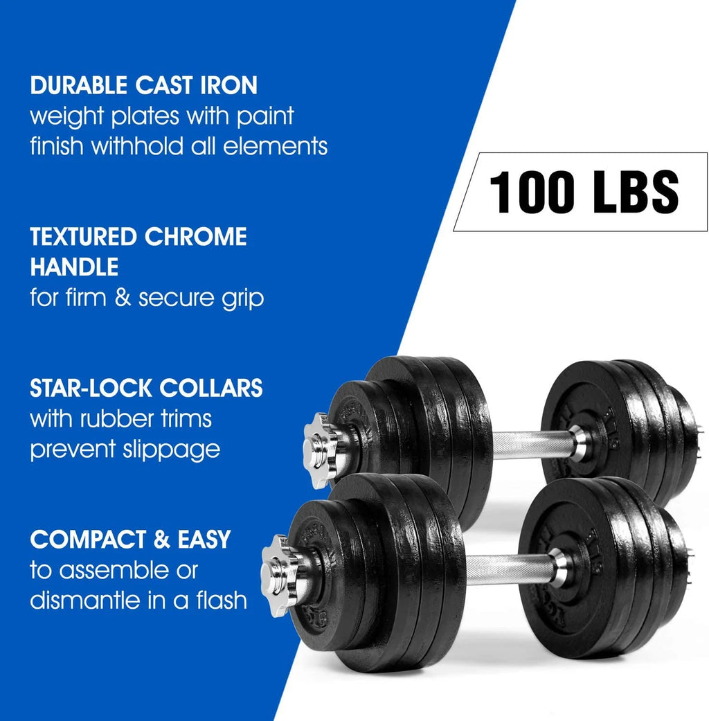 60 lbs Adjustable Dumbbell Set P783