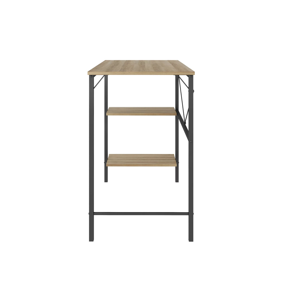 30 inch Tall Oak Storage Desk K404006