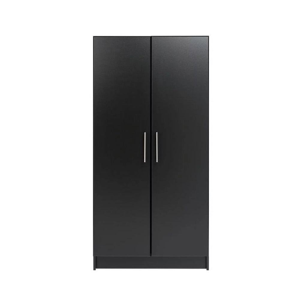 32" Contemporary Black Wardrobe Cabinet H3691