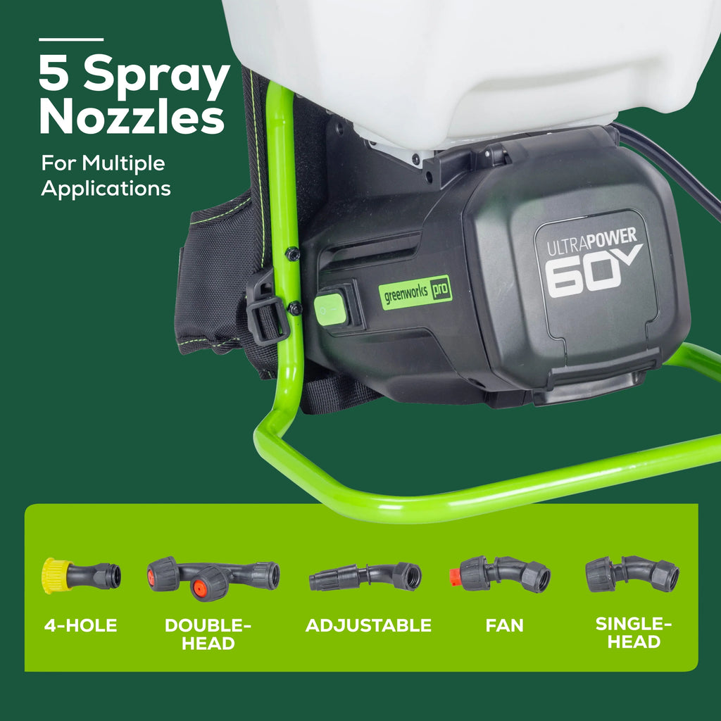 60V 4 Gallon Cordless Battery Backpack Sprayer X288