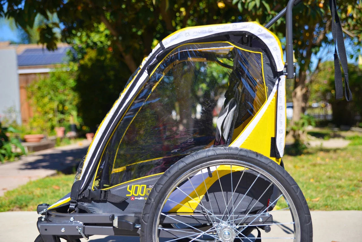 Steel 2-Child Bicycle Trailer and Stroller L3102