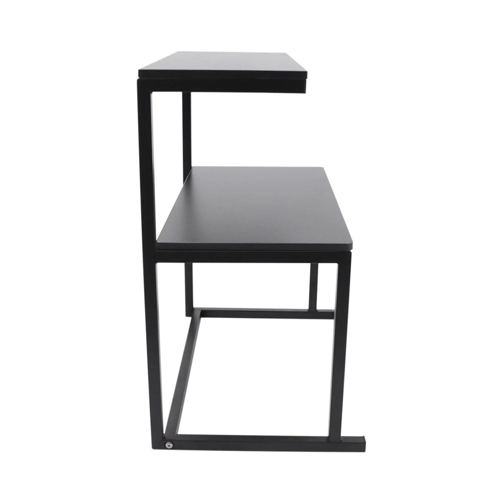 Black 3-Tier Printer Stand Storage Shelves H95409