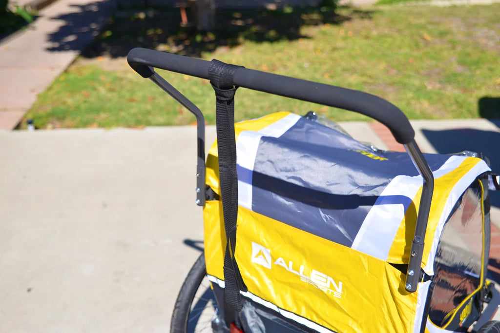Steel 2-Child Bicycle Trailer and Stroller L3102
