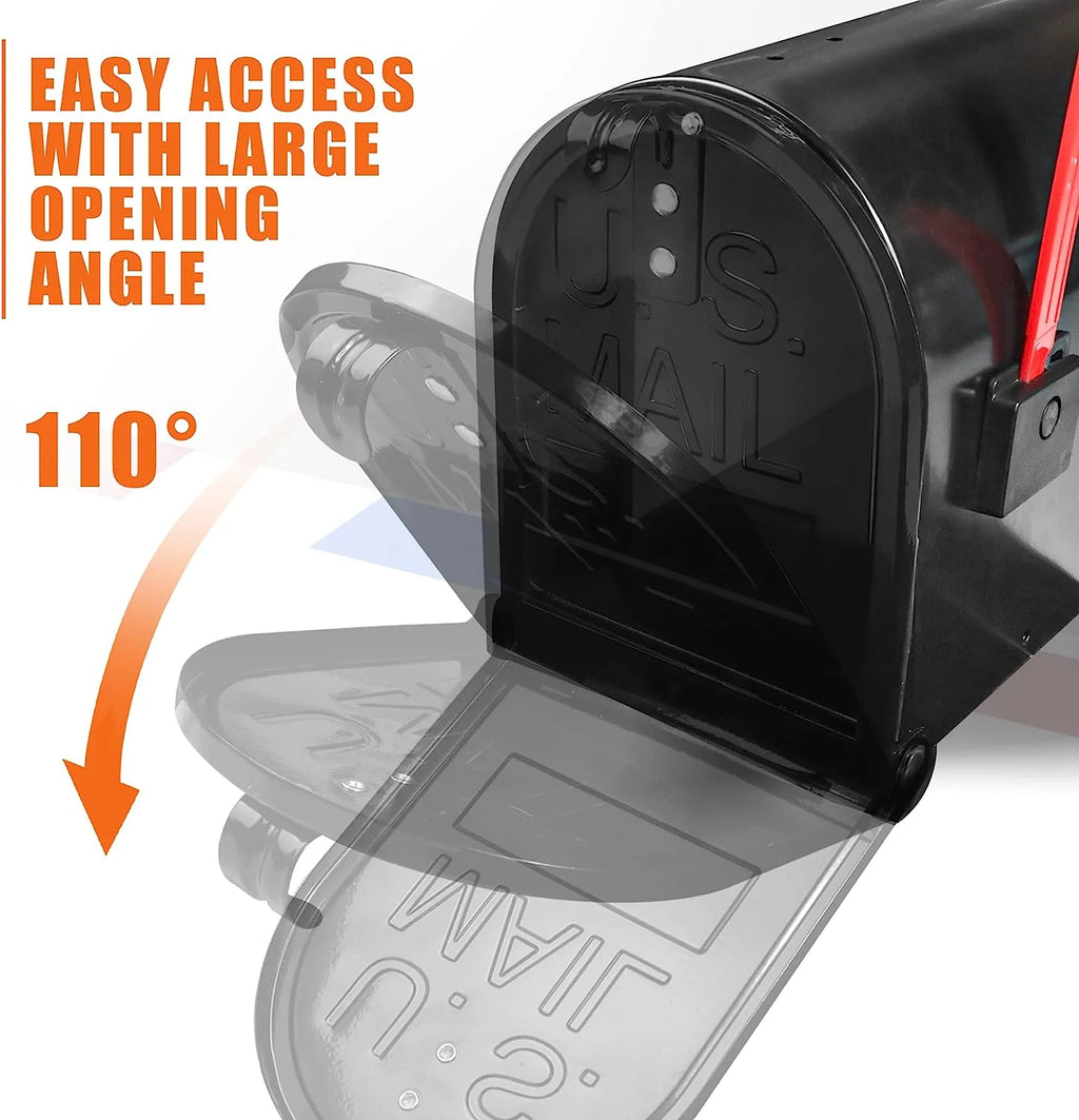 Aluminum Mailbox Door with Magnet Closure Q74825