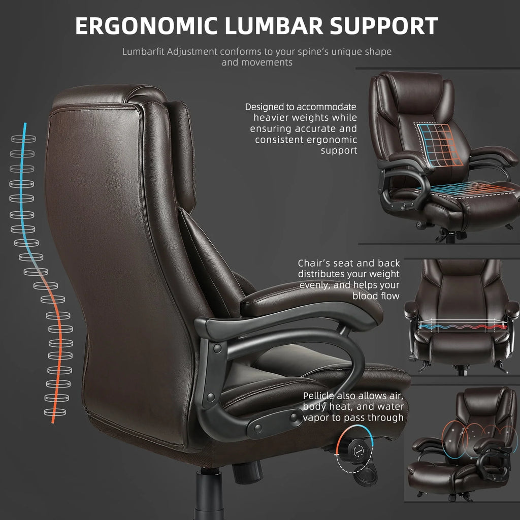 Heavy Duty Big and Tall Office Chair 500lbs E745
