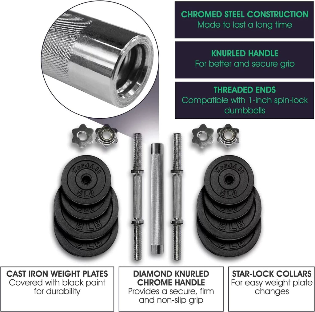 60 lbs Adjustable Dumbbell Set P783