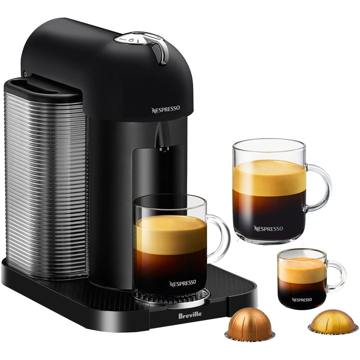 Single-Serve Coffee & Espresso Machine Matte Black P3941